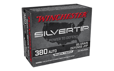 WINCHESTER SILVERTIP 380ACP 85GR SILVERTIP HP 20RD 10BX/CS - for sale