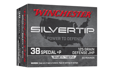 WIN SLVRTIP 38SPL+P 125GR JHP 20/200 - for sale