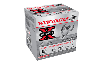 WINCHESTER XPERT 12GA 1-3/8 #2 3.5" STEEL 1550FP 25RD 10BX/CS - for sale