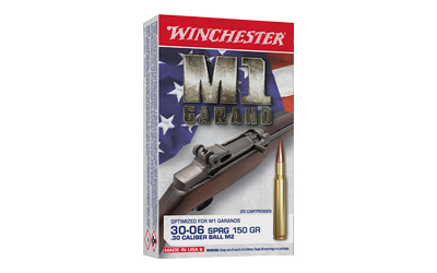 WINCHESTER 30-06 M1 GARAND 150GR FMJ 20RD 10BX/CS - for sale