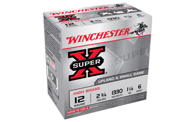 WINCHESTER SUPER-X 12GA 2.75" 1330FPS 1-1/4OZ 6 25RD 10BX/CS - for sale