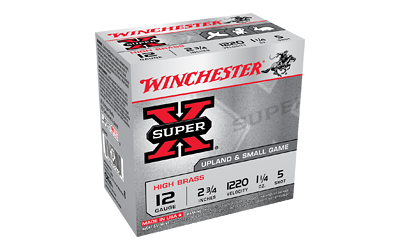 WINCHESTER SUPER-X 12GA 2.75" 1220FPS 1-1/4OZ 5 25RD 10BX/CS - for sale