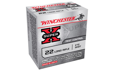 WINCHESTER SUPER-X 22LR #12 LEAD SHOTSHELLS 50RD 100BX/CS - for sale