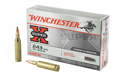 WINCHESTER SUPER-X 243 WIN 80GR JSP 20RD 10BX/CS - for sale