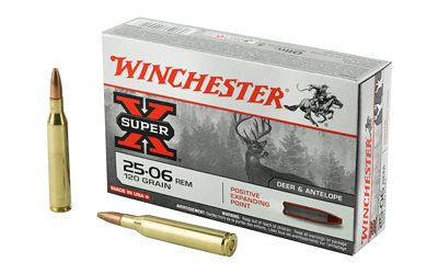 WINCHESTER SUPER-X 25-06 REM 120GR EXPAND PNT 20RD 10BX/CS - for sale