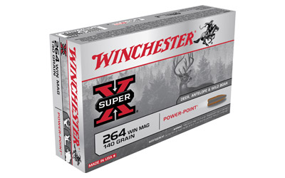 WINCHESTER SUPER-X 264WM 140GR POWER POINT 20RD 10BX/CS - for sale