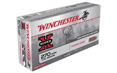 WINCHESTER SUPER-X 270WSM 150G POWER POINT 20RD 10BX/CS - for sale