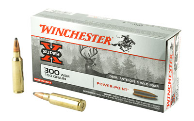 WINCHESTER SUPER-X 300 WSM 150GR POWER POINT 20RD 10BX/CS - for sale