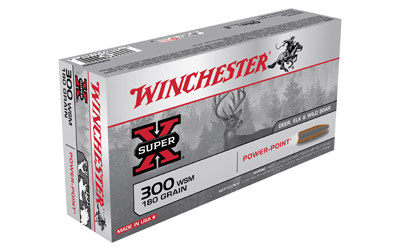 WINCHESTER SUPER-X 300 WSM 180GR POWER POINT 20RD 10BX/CS - for sale