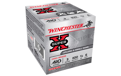 WINCHESTER SUPER-X 410 3" 1100FPS 3/4OZ #6 25RD 10BX/CS - for sale