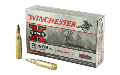 WINCHESTER SUPER-X 7MM-08 REM 140GR POWER POINT 20RD 10BX/CS - for sale