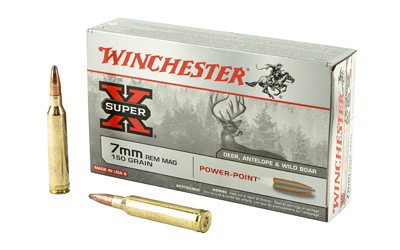 WINCHESTER SUPER-X 7MM REM MAG 150GR POWER POINT 20RD 10BX/CS - for sale