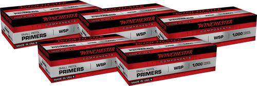 WINCHESTER PRIMERS SMALL PISTOL 5000 PACK CASE - for sale