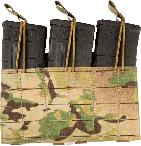 GREY GHOST TRIPLE MAG PANEL 5.56 MAG POUCH LAM MULTICAM - for sale