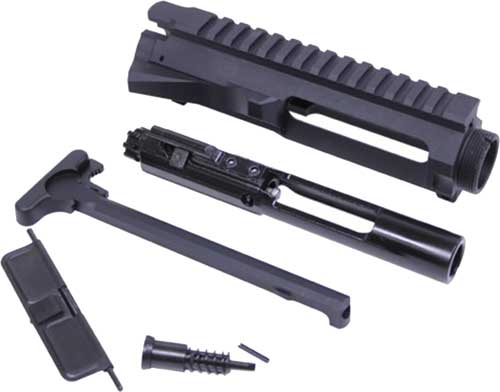 GUNTEC AR15 STRIPPED BILLET UPPER RECEIVER KIT BLACK - for sale
